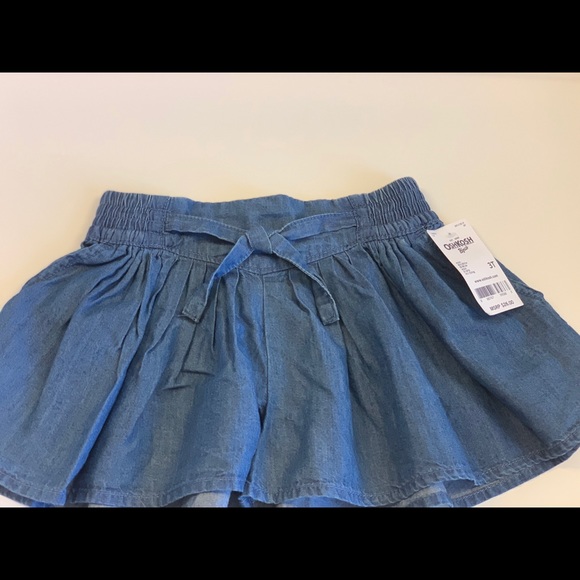 Oshkosh Toddler girls skort chambray super cute - Picture 2 of 7